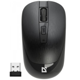 Defender Wave MM-995 { Беспроводная оптическая мышь,черный,4D,800-1600dpi,бесшумн } [52995]
