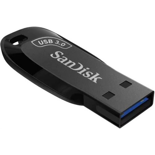 USB накопитель SanDisk - Shift Ultra, USB Type A (USB 3.2 Gen 1), 64 ГБ, read speed-100MB/s, цвет чёрный, SDCZ410-064G-G46