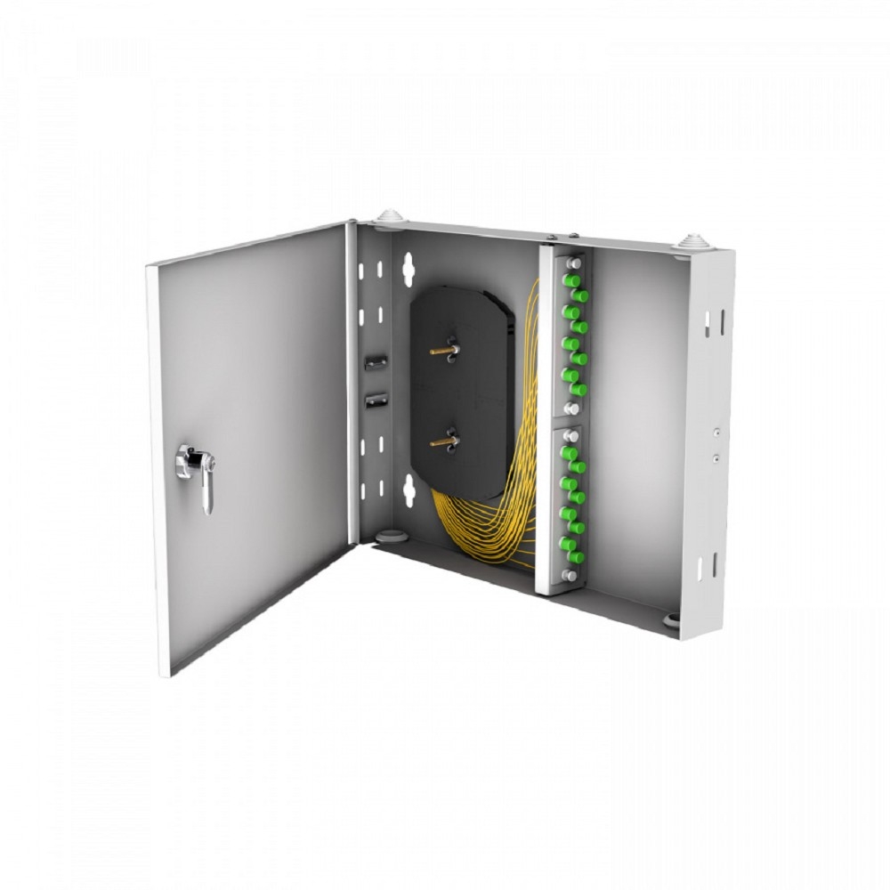 NTSS Кросс настенный NTSS PREMIUM предсобранный, 16 портов FC/APC, 9/125 мкм, (сплайс, пигтейлы, кдзс, планки, адаптеры) NTSS-WFOB-PM-16-FC/A-9-SP1.5G2A
