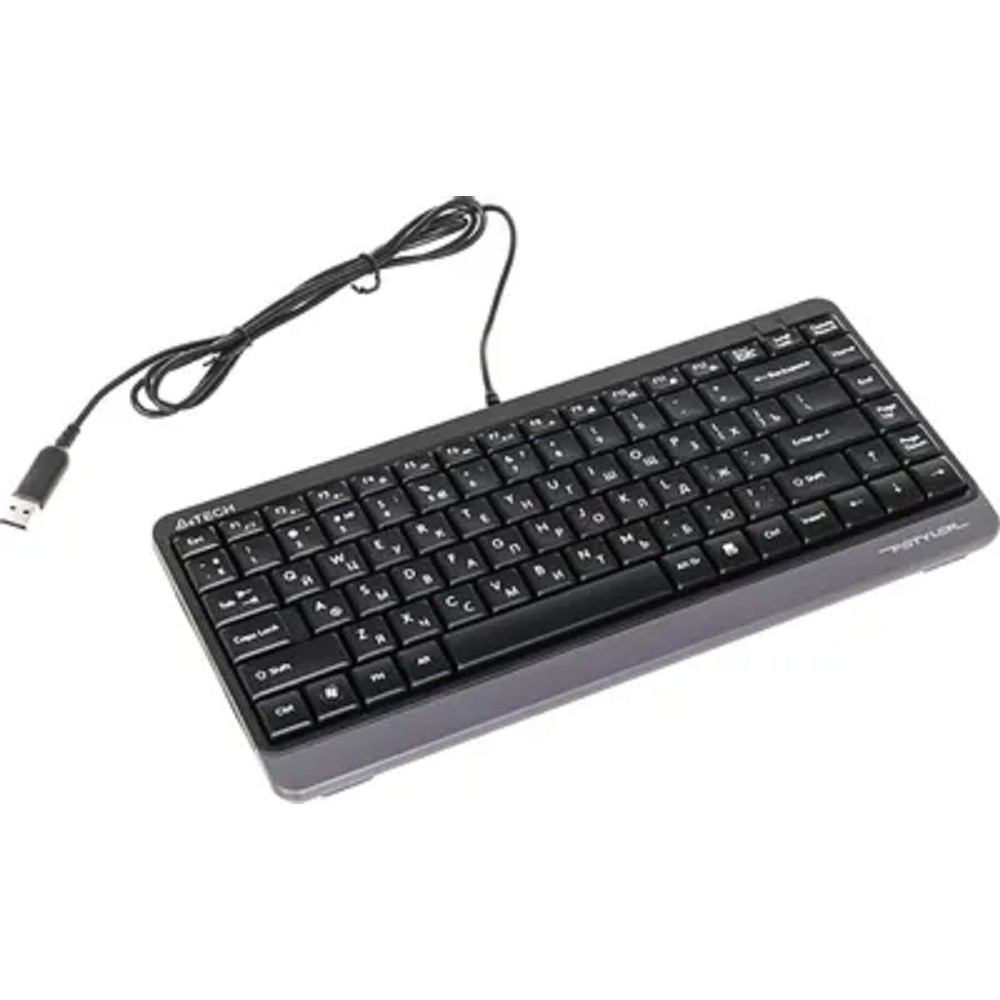 Поврежденная упаковка Клавиатура A4Tech Fstyler FK11 черный/серый USB slim