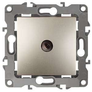 Эра Б0014708 12-3101-04 Розетка TV одиночная, Эра12, шампань
