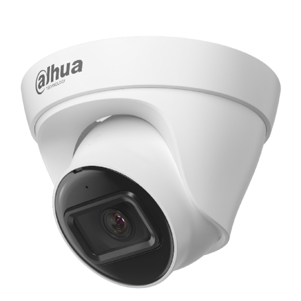 Уличная купольная IP-видеокамера с ИК-подсветкой до 30м, 2Мп; 1/2.8 CMOS; объектив 3.6мм; механический ИК-фильтр; чувствительность 0.01лкF2.0; сжатие: H.265+, H.265, H.264+, H.264, MJPEG; 2 потока до 2Мп25к/с; видеоаналитика: детектор человека; DWDR; 3D NR