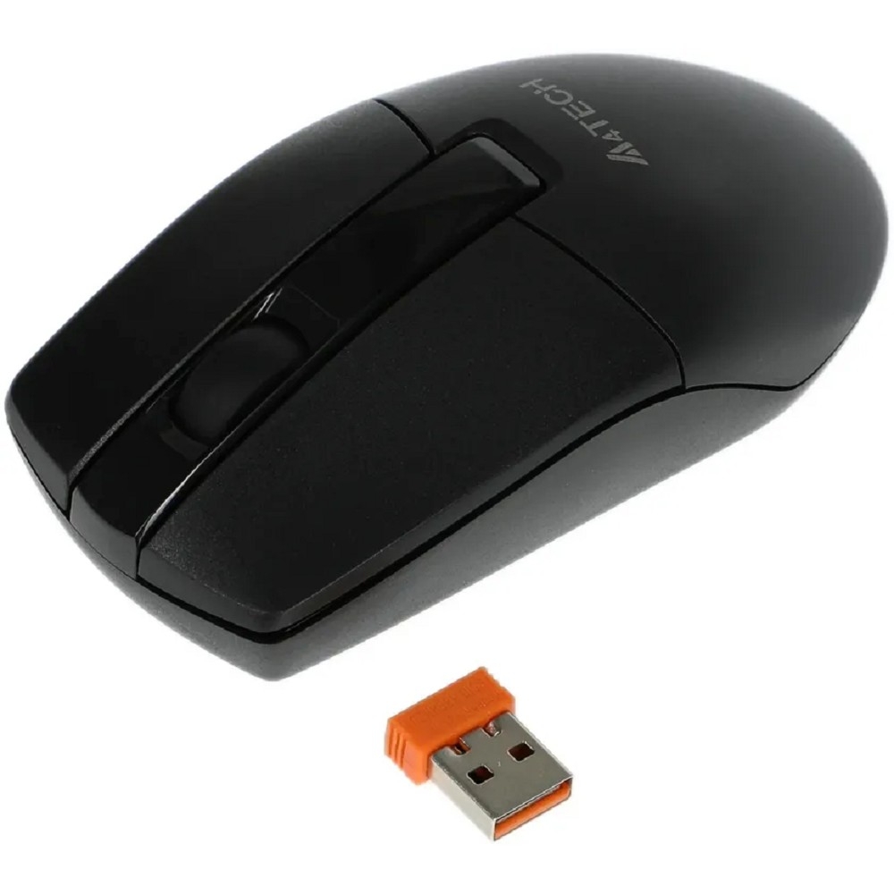 Мышь A4Tech G3-330N черный оптическая (1200dpi) беспроводная USB (3but)