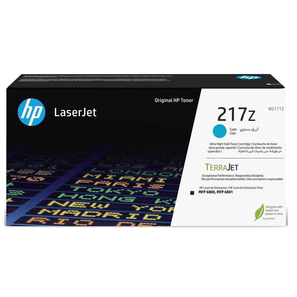 HP W2171Z Тонер-картридж/ HP 217Z Ultra High Yield Cyan Original  LaserJet Toner Cartridge