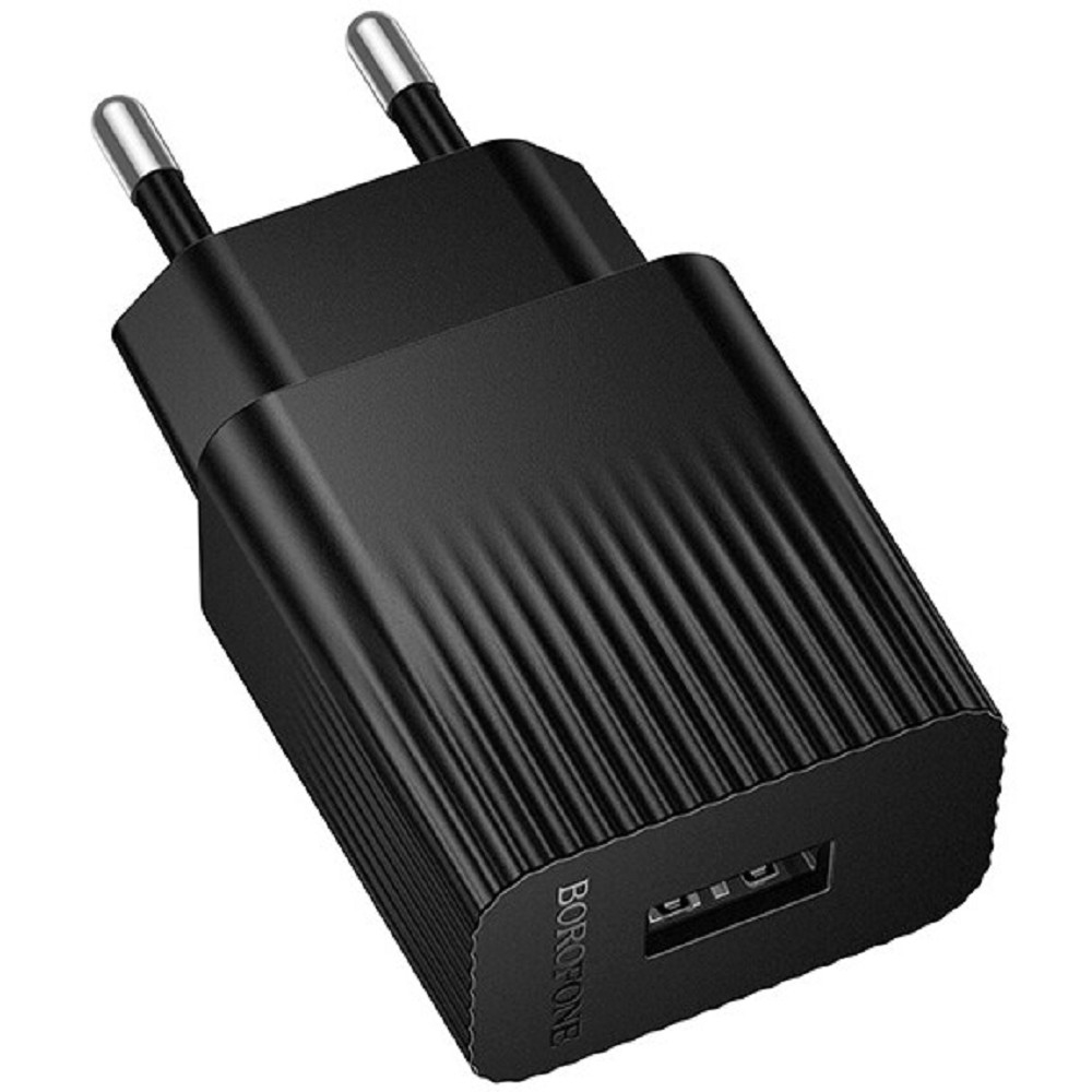 Сетевое зарядное устройство BOROFONE BAS71A/Сетевое ЗУ/1 USB/Выход: 10.5W/черный
