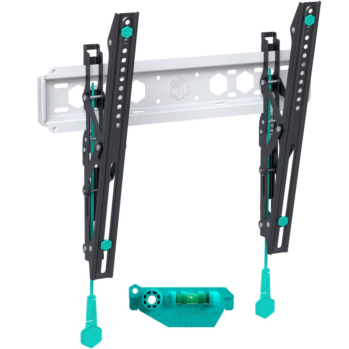 ONKRON TM5-BW ч/б {Для телевизоров диагональю 32"-70",наклон,макс.нагр.: 60 кг,VESA:75x75,100x100,100x200,200x100,200x200,200x300,200x400,300x100,300x200,300x300,300x400,400x200, 400x300,400x400 мм}
