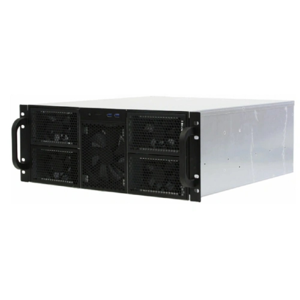 Procase RE411-D0H16-E-55 Корпус 4U server case,0x5.25+16HDD,черный,без блока питания,глубина 550мм,MB EATX 12"x13" [RE411-D0H16-E-55]