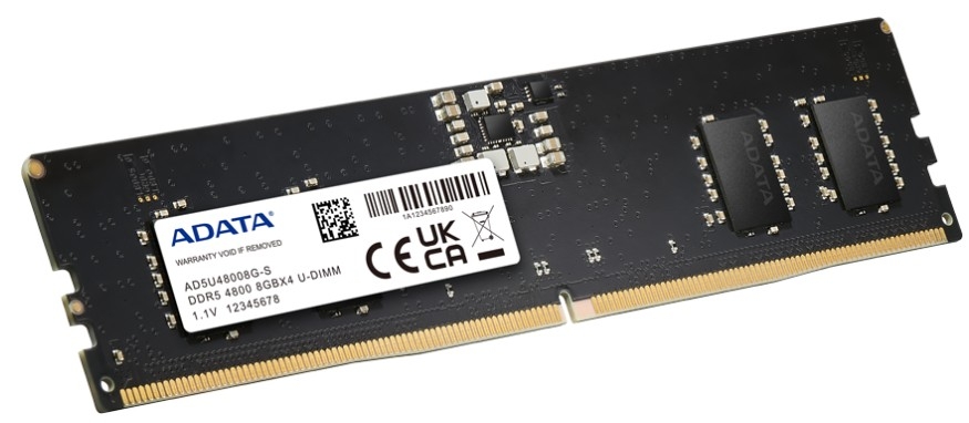 A-data DDR5 DIMM 32Gb 4800MHz AD5U480032G-S RTL PC5-38400 CL40 288-pin 1.1В single rank