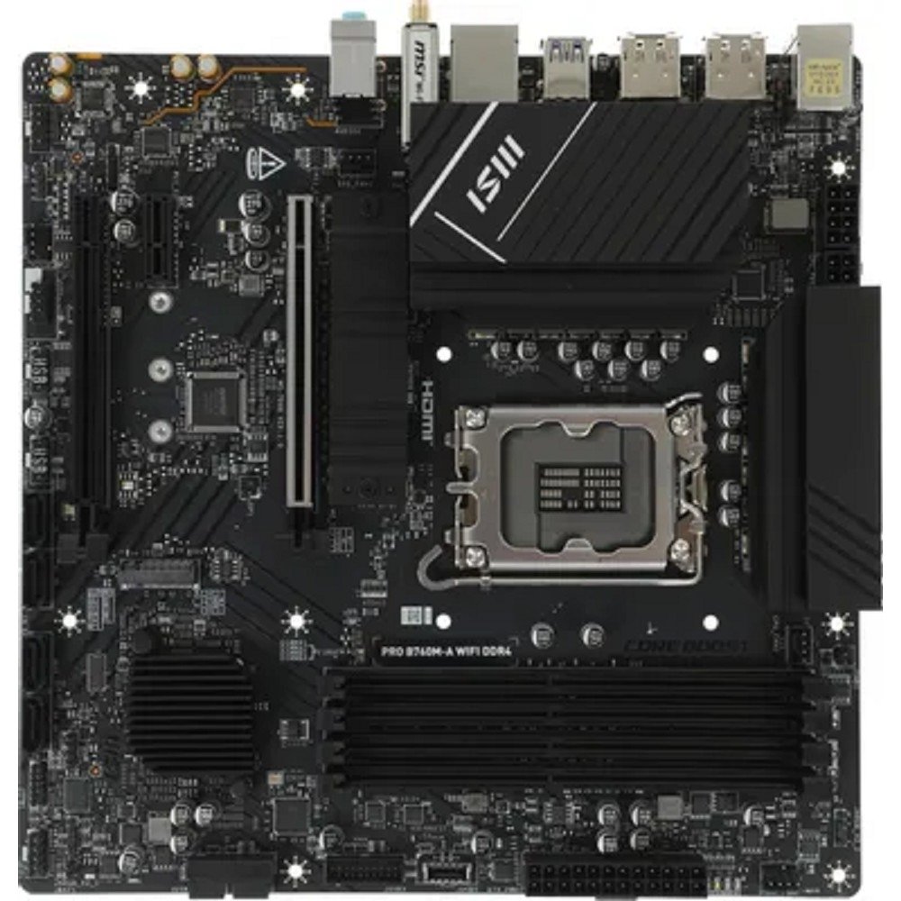 MICROSTAR MSI PRO B760M-A WIFI DDR4 RTL {LGA 1700, Intel B760, mATX}