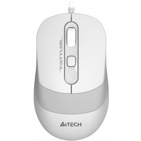 A-4Tech Мышь FStyler FM10 WHITE белый/серый оптическая (1000dpi) USB [1147676]