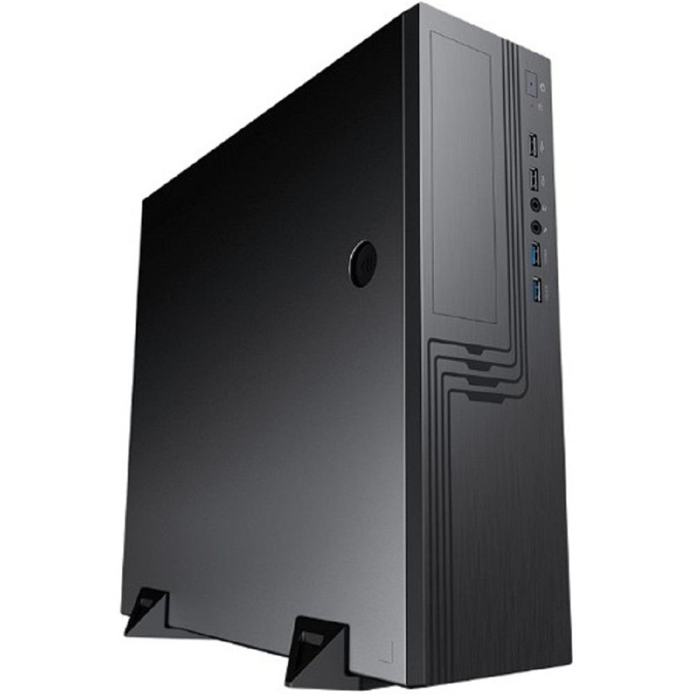 Компьютерный корпус Slim Case Powerman EL555 черный PM-300ATX 2хUSB 3.0+2хUSB 2.0,HD,Audio mATX, miniATX