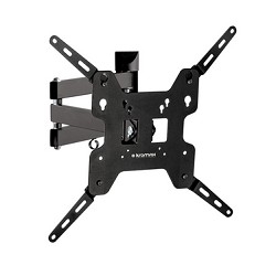 Kromax OPTIMA-408 black  {Кр. стал. наст. для TV 22"-65", max 30 кг. 5 ст св., нак. +10-20°, пов. 180°, от ст. 90-716 мм, max VESA 400x400 мм}