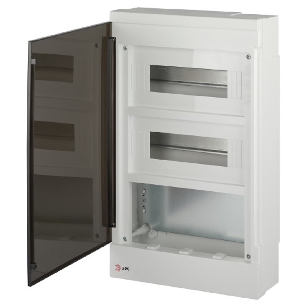 ЭРА Б0059315 Щит распределительный со слаботочным отсеком MultiBox bs-24s навесной пластиковый 24 модуля IP41