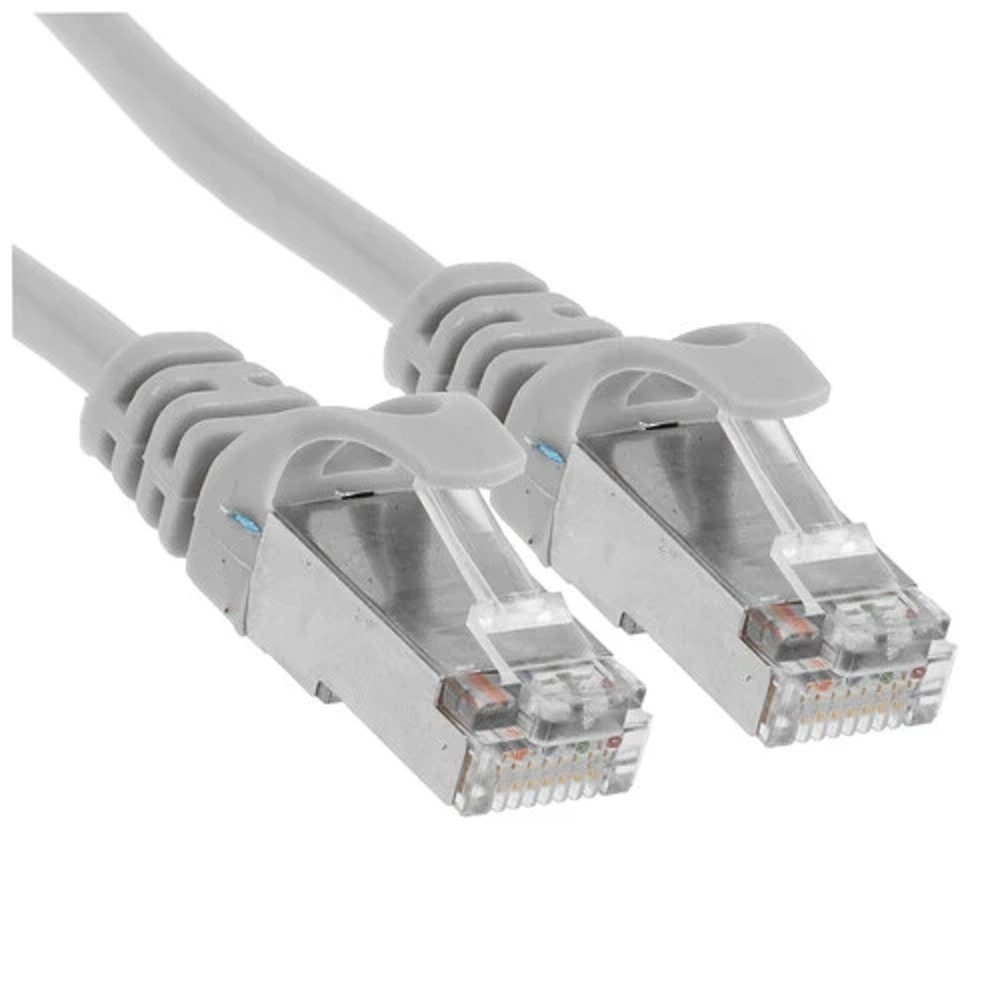 Патч-корд PP22-5m 1000G FTP 4 пары cat5E CCA molded 5м серый RJ-45 (m)-RJ-45 (m)