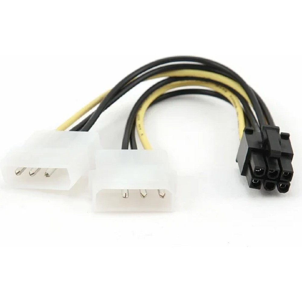 Gembird Разветвитель питания , 2xMolex->PCI-E 6pin, для подкл. в/к к б/п [CC-PSU-6]