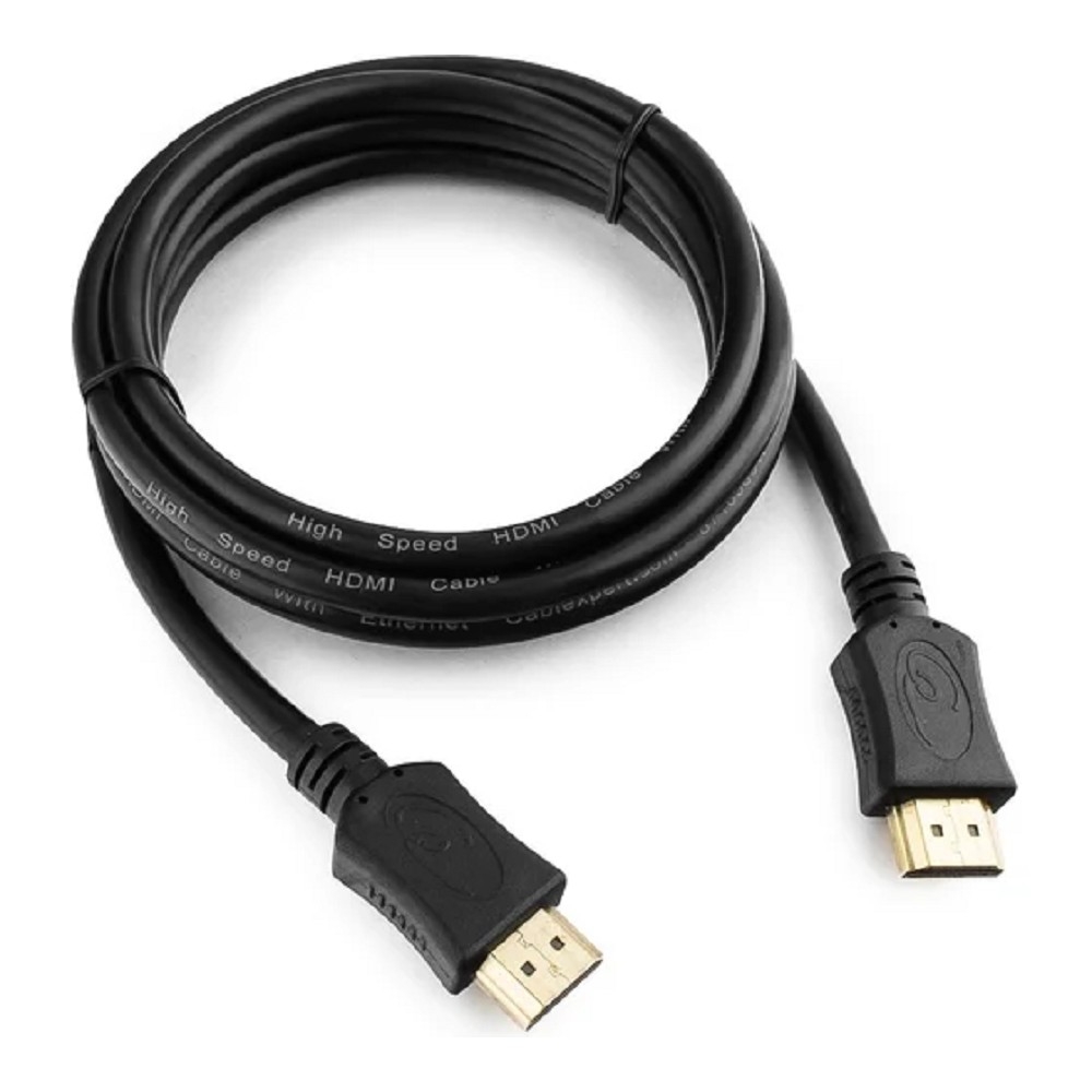 Кабель HDMI Cablexpert 19M/19M, v2.0, серия Light, позол.контакты, экран, 1.5м, черный, пакет (CC-HDMI4L-1.5M)