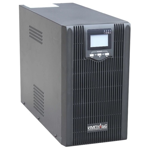 ИБП Импульс - ЮНИОР ПРО 3 3000 ВА/2400 Вт, Line-Interactive, in (220 - 240V 1xIEC-320 C20), 3xSchuko, 3xIEC-320 C13, LCD, Tower, цвет чёрный, JT30201