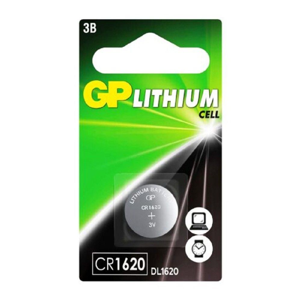 GP CR1620-7C1 10/900  (1 шт. в уп-ке)