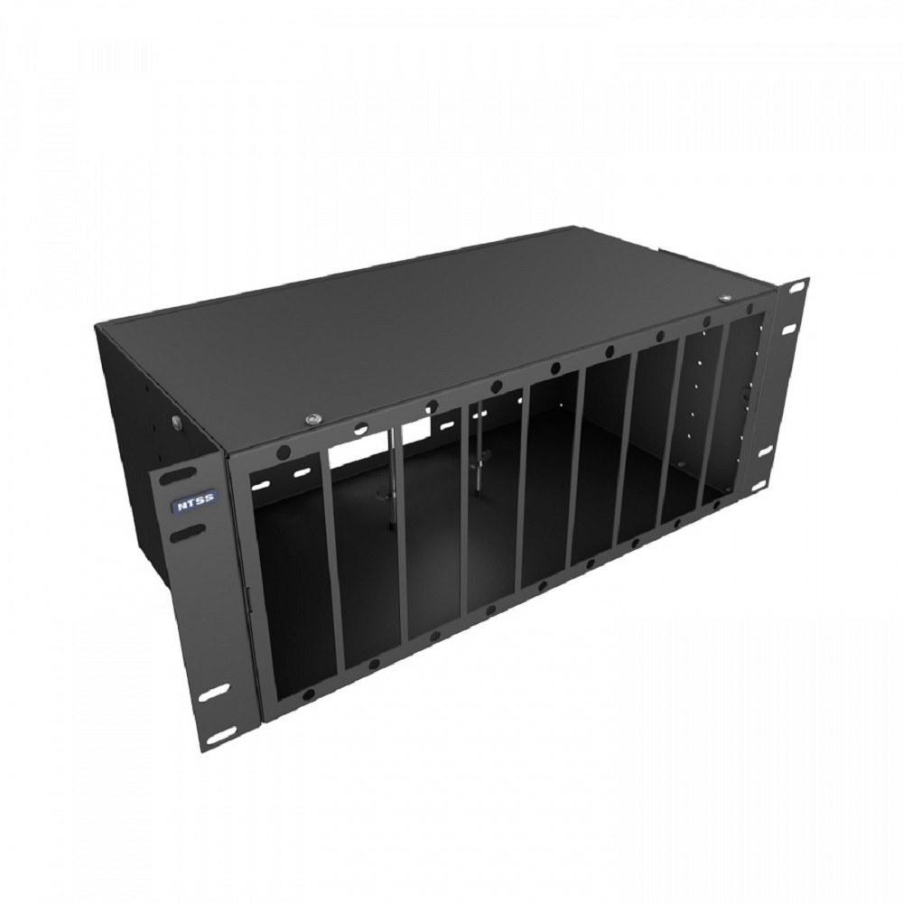 NTSS Кросс NTSS оптический 19'' укомплектованный 4U, 144 порта LC/APC duplex, 9/125 мкм (планки, сплайс-кассета 9шт, пигтейлы, КДЗС, адаптеры) черный RAL 9005 NTSS-RFOB-4U-144-2LC/A-9-SP1.5G6AY-BL