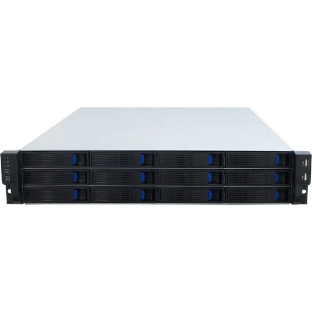 Procase ES212-SATA3-B-0 {2U 12 SATA3/SAS hotswap HDD, глубина 650мм, MB 12"x13", без Б/П}