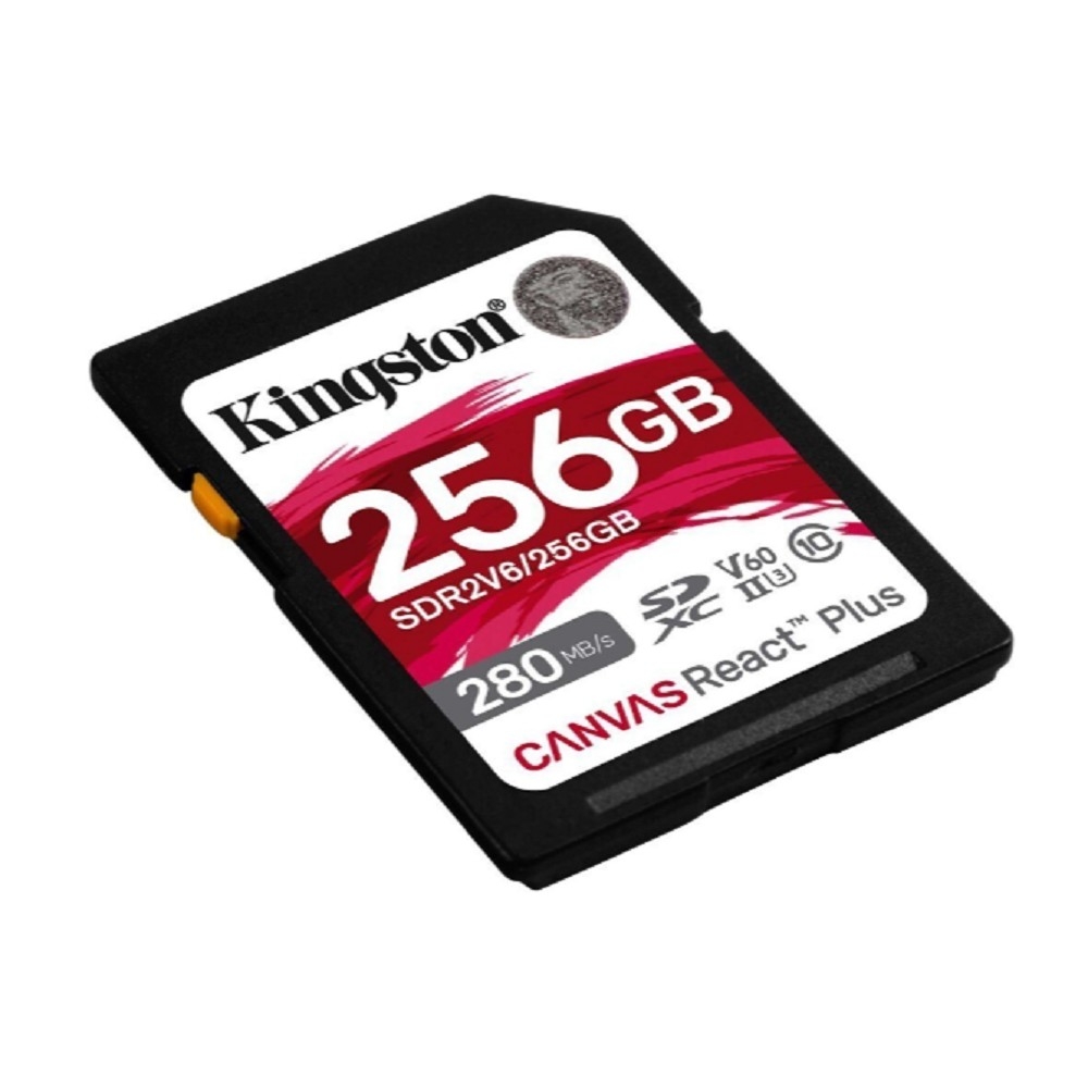 SecureDigital 256GB Kingston SDR2V6/256GB Canvas React Plus w/o adapter