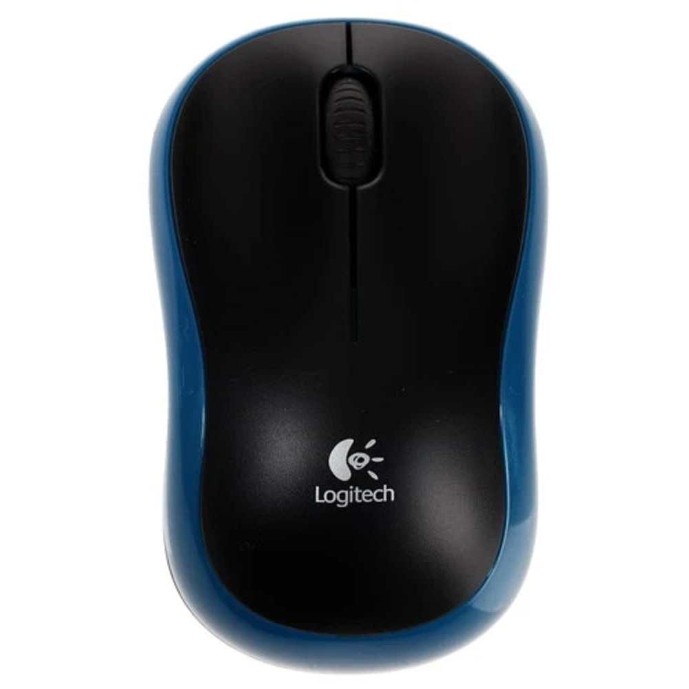 910-002239 - Мышь беспроводная Logitech M185 Blue (синяя, оптическая, 1000dpi, 2.4 GHz/USB-ресивер) (M/N: MR0087 / CU0019)
