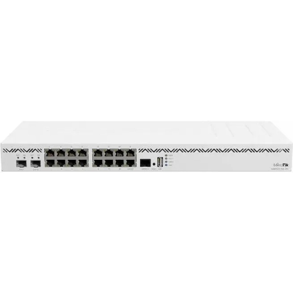 MikroTik CCR2004-16G-2S+ Маршрутизатор проводной, 16*1Gbit RJ45, 2*10Gbit SFP+