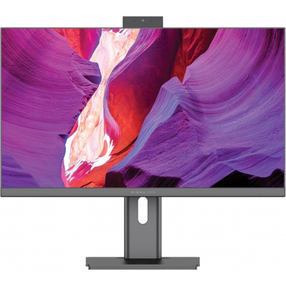 Моноблок Digma Pro Unity 27" Full HD i5 1235U (1.3) 16Gb SSD 512Gb Iris Xe CR Windows 11 Professional GbitEth WiFi BT 90W клавиатура мышь Cam серый/черный 1920x1080