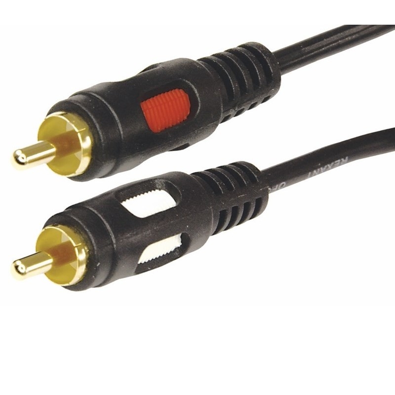 Rexant (17-0143) Шнур 2RCA Plug - 2RCA Plug  1.5М  (GOLD)  