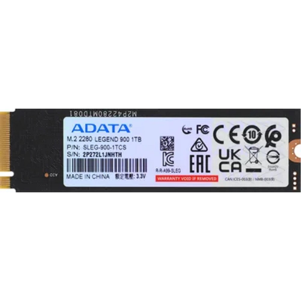 A-DATA SSD 1TB LEGEND 900,M.2(22x80mm), NVMe 1.4, PCIe 4.0 x4, 3D NAND, (SLEG-900-1TCS)