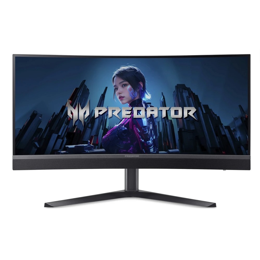 Монитор Acer Predator X34V3bmiiphuzx 34" VA 3440x1440 180 Hz 1000cd/m2 1ms 2xHDMI(2.0) + 1xDP + 1xType-C(90W) + SPK + Audio out + USB3.2x2 + USB-B (2up 2down)+Speaker 5Wx2 120 H.Adj