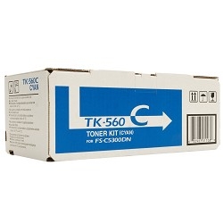 Картридж лазерный Kyocera TK-560C для Kyocera FS-C5300DN, голубой, 10000 стр.