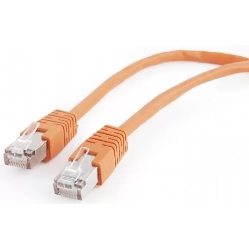 Cablexpert  PP22-2M/O Патч-корд 1000G FTP 4 пары cat5E CCA molded 2м оранжевый RJ-45 (m)-RJ-45 (m)