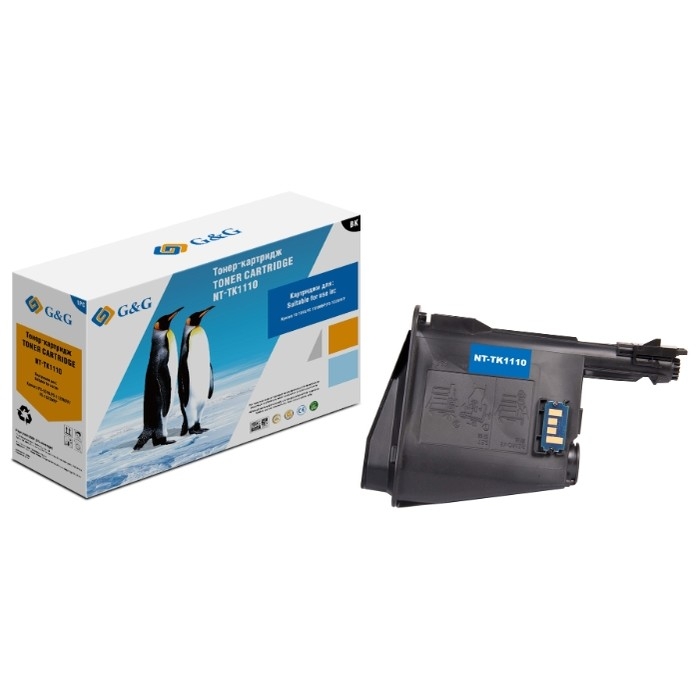 Картридж лазерный G&G NT-TK1110, для Kyocera FS-1020MFP/1040/1120MFP, черный, 2500 стр.