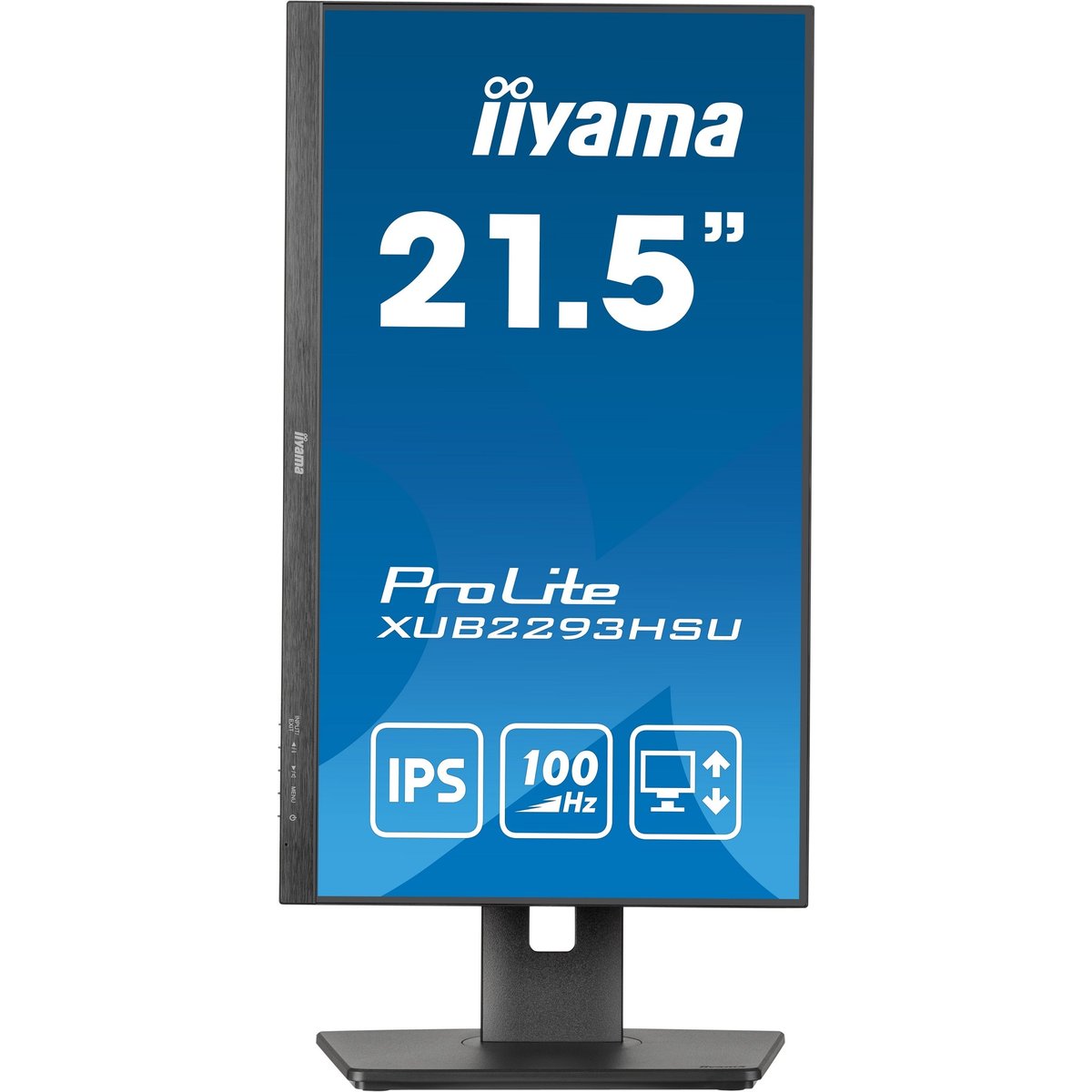 LCD IIYAMA 21.5" XUB2293HSU-B7 {IPS 1920x1080 100Hz 1ms 300cd 8bit(6bit+FRC) HDMI1.4 DisplayPort1.2 2xUSB2.0 2x2W HAS Pivot VESA}