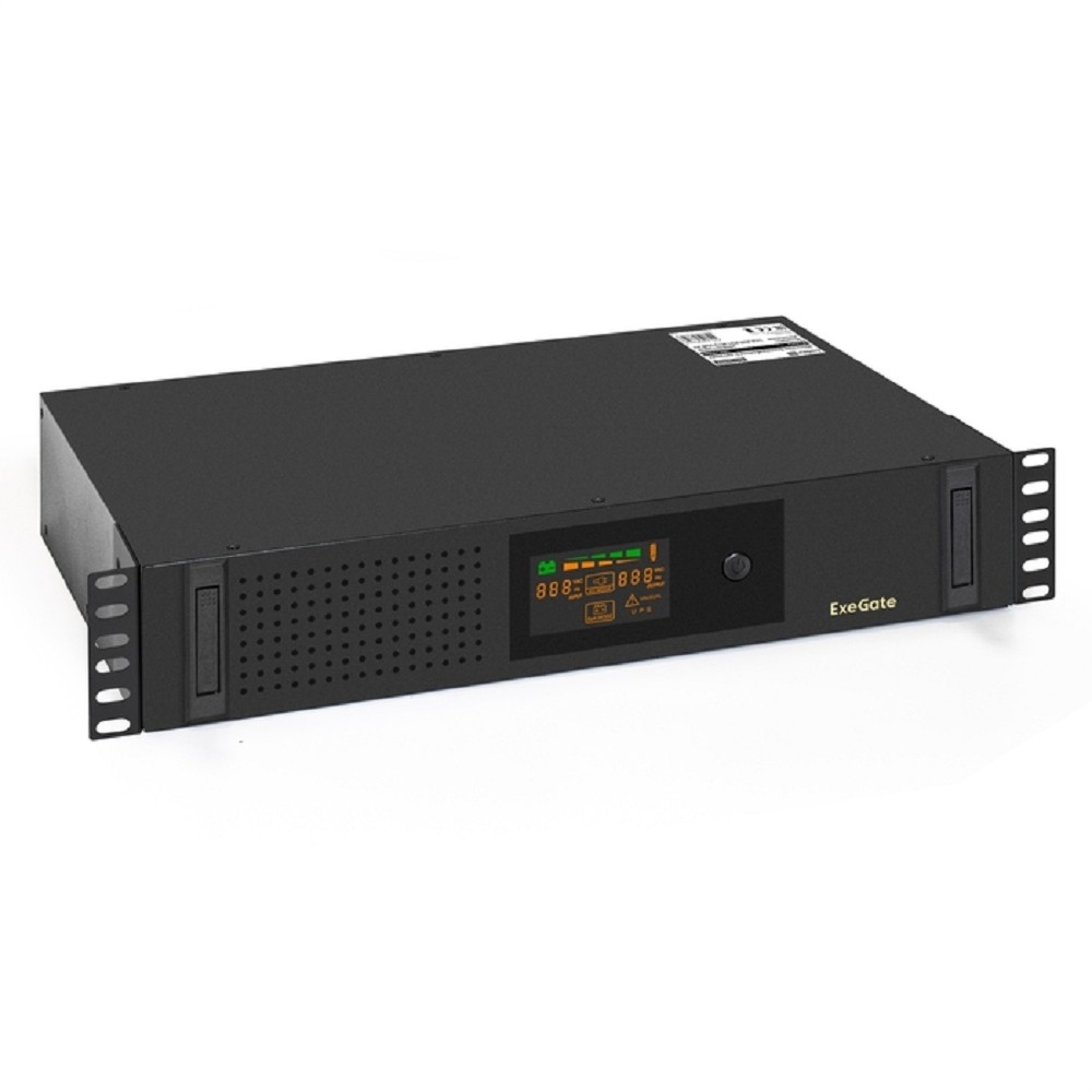 ИБП ExeGate ServerRM UNL-2000.LCD.AVR.2SH.3C13.USB.2U 2000VA/1200W Color LCD AVR 2*Schuko+3*C13 USB 2U установка в стойку Black ServerRM UNL-2000.LCD.AVR.2SH.3C13.USB.2U EX293851RUS EX293851RUS