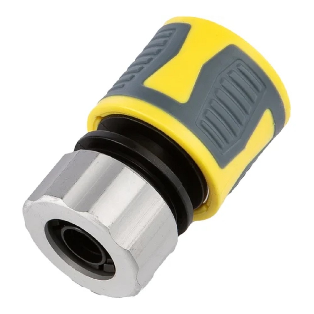 Rexant (62-0304-F) Коннектор для шланга, быстросъемный, 1/2"  с зажимной шайбок из цинка