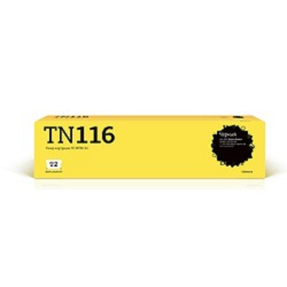 T2 TN-116/TN-118 Тонер-картридж (TC-MTN116) для Konica-Minolta BizHub 164/165/184/185/195/215/226/235/266/306/Develop ineo 164/165/185/215/226/266/306 (1 туба 11 K)