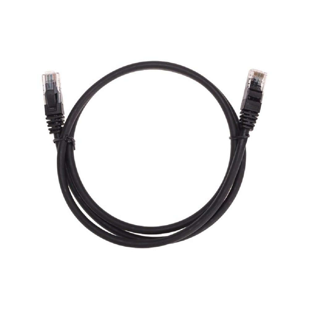 Патч-корд U/UTP Rexant cat.6, RJ45-RJ45, неэкранированный, 26AWG, LSZH, черный, 1 м