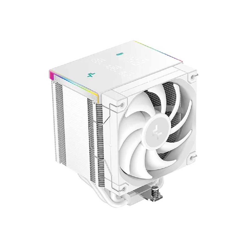 Устройство охлаждения(кулер) Deepcool AK500 Digital Pro ARGB Soc-AM5/AM4/1200/1700/1851 белый 4-pin 25dB Al+Cu LCD 240W 1346gr Ret (R-AK500-WHAPMN-G)