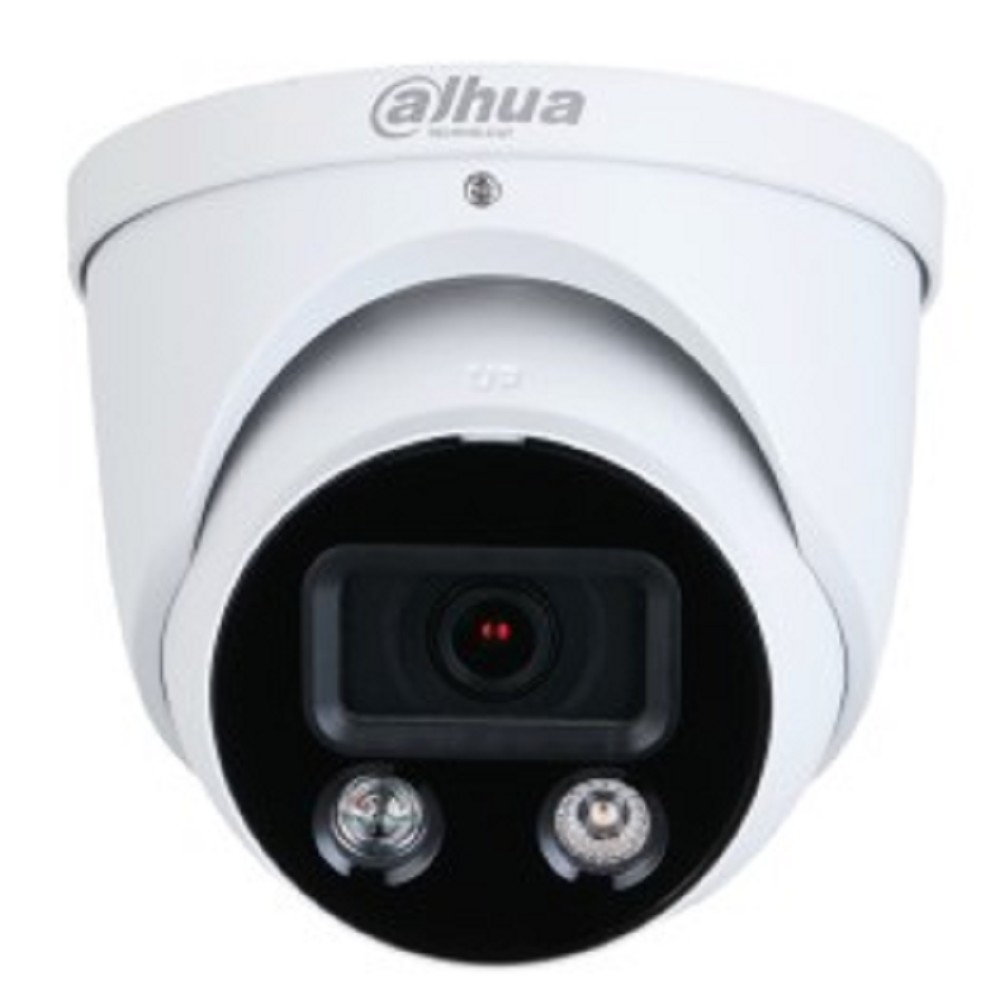 DAHUA DH-IPC-HDW3849HP-AS-PV-0360B-S4 Уличная купольная IP-видеокамера TiOC с ИИ и активным сдерживанием 8Мп; 1/2.8” CMOS; объектив 3.6мм, видеоаналитика, ИК 30м, LED 30м, IP67, металл