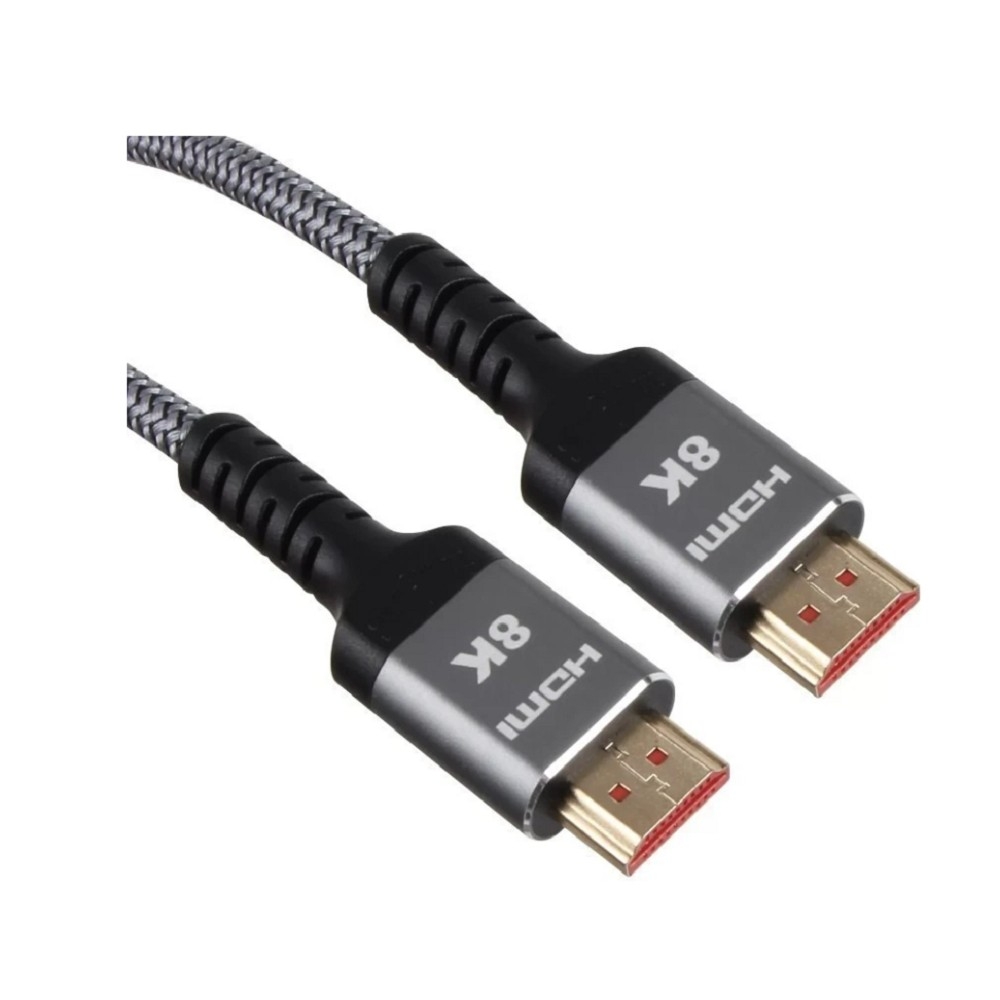 iOpen ACG859A-5.0 Кабель интерфейсный HDMI-HDMI 19M/M,ver. 2.1 8KX60Hz (Econom) оплетка 5m