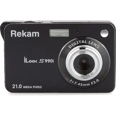 Фотокамера Rekam iLook S990i, цифровая, SDHC, USB, черный