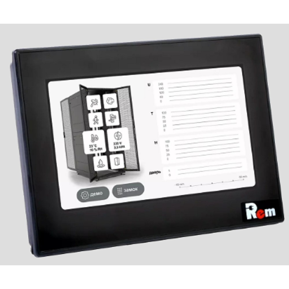 REM HMI-дисплей 7” (сенсорная панель оператора), промышленный + UV фильтр R-HTP-07P02