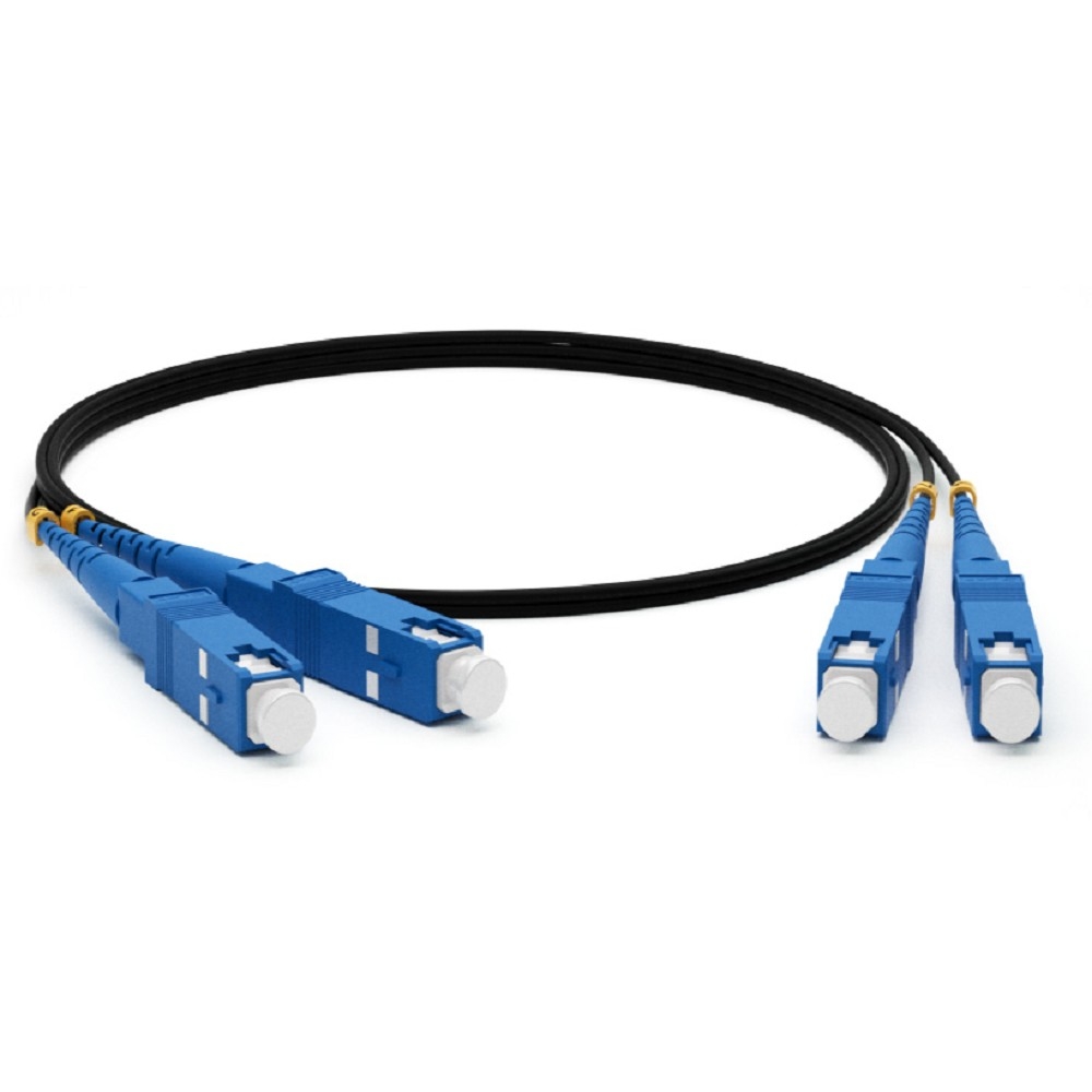 Hyperline FC-D2-9-SC/UR-SC/UR-H-15M-LSZH-BK Патч-корд волоконно-оптический (шнур) SM 9/125 (OS2), SC/UPC-SC/UPC, 2.0 мм, duplex, LSZH, 15 м, черный