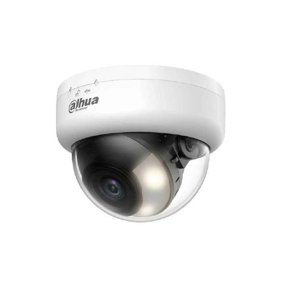 DAHUA DH-HAC-D1A51P-U-IL-0280B-S3 Уличная купольная HDCVI-видеокамера 5Мп; CMOS; объектив 2.8мм; ИК 25м, Led 20м; корпус: пластик