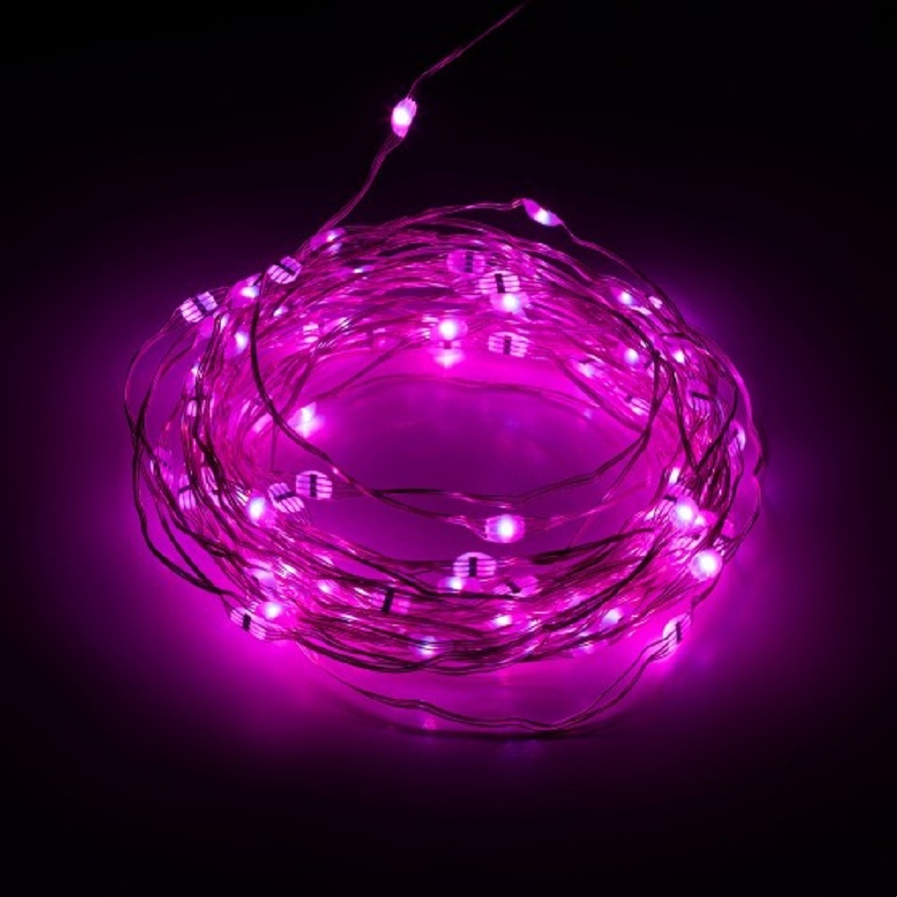Гирлянда ЭРА ЕGNIG - PU-1 Нить с пультом, RGB, 10 м, 220 V, с таймер, с музыкой, с упр. через моб. прилож., длина провод