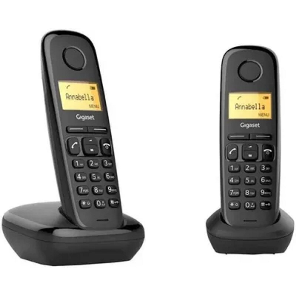 Телефон Gigaset L36852-H2812-A601, A270 Duo, DECT, 2 трубки, черный