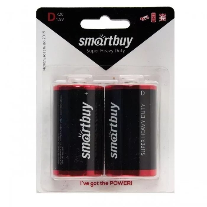 Smartbuy R20/2B (12/96) (SBBZ-D02B) (2шт. в уп-ке)