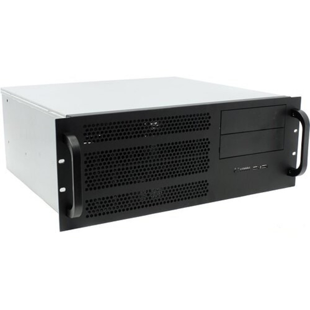 Корпус серверный Procase - EM439, mITX, mATX, ATX, E-ATX, 6х3.5", 2х5.25", 1xUSB2.0, 1xUSB3.0, Rack, 4U, без БП, цвет чёрный, EM439-B-0